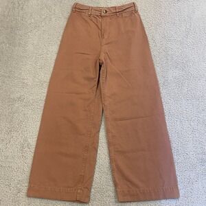 Free People Cropped Pants in Rust